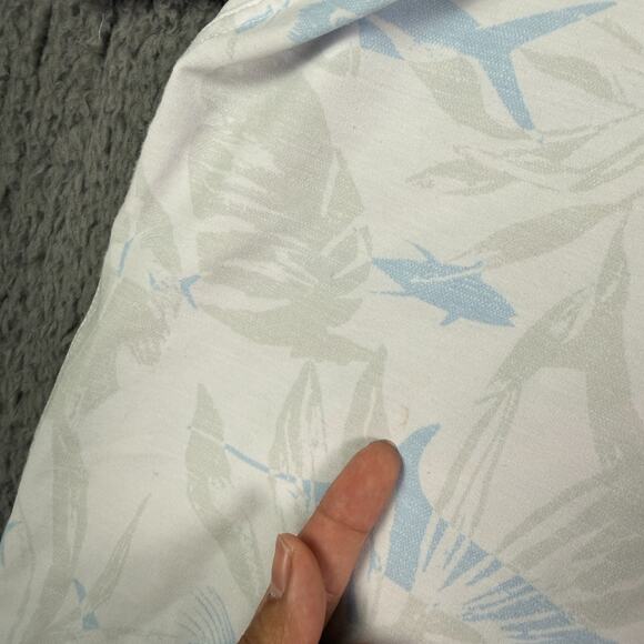 Huk Kona Shirt Mens 3XL White Fishing Performance Stretch Button Down Fish Print - Picture 5 of 13